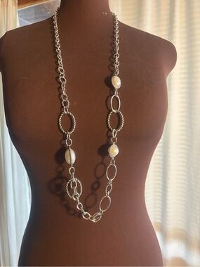Panacea Silver Tone Necklace